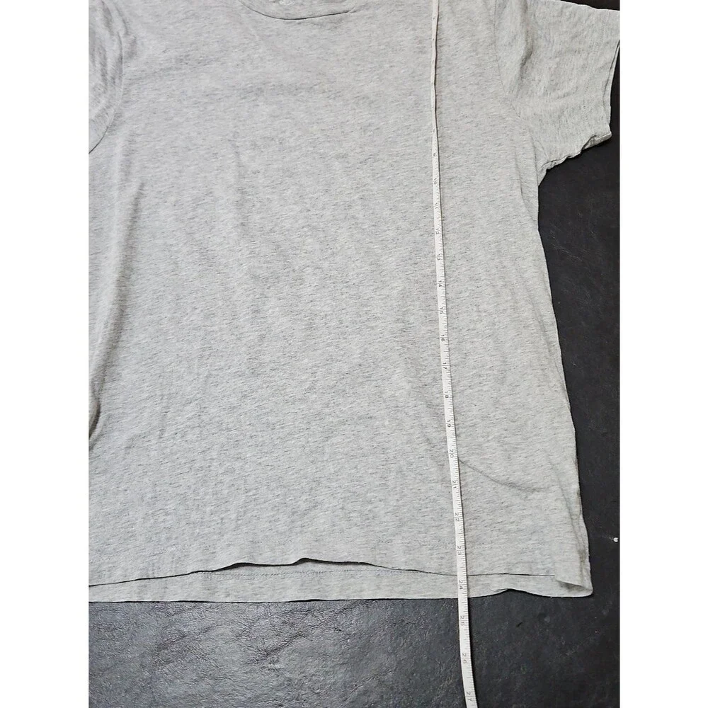 J. Crew Heathered Grey Essentials Tee S 100% Cotton Minimalist Basic Shirt